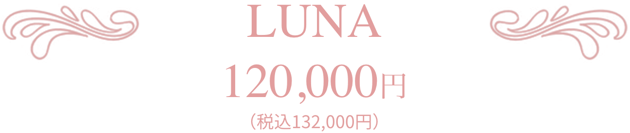 LUNA 120,000円(税込132,000円)